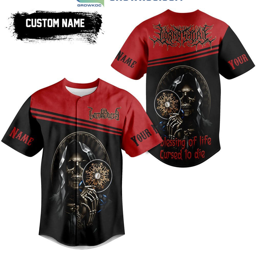 Lorna Shore A Blessing Of Life Cursed To Die Personalized Baseball Jersey