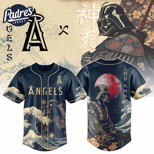 Los Angeles Angels Darth Vader MLB Japan Edition Baseball Jersey - Padres Jersey Oasis: Elevate Your Baseball Style Game...