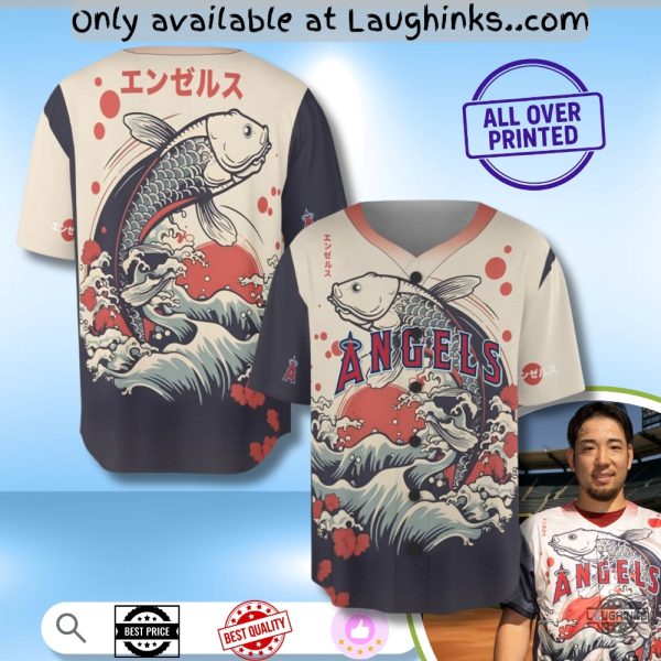 Los Angeles Angels Japanese Heritage Night Sga 2025 Baseball Jersey Shirt