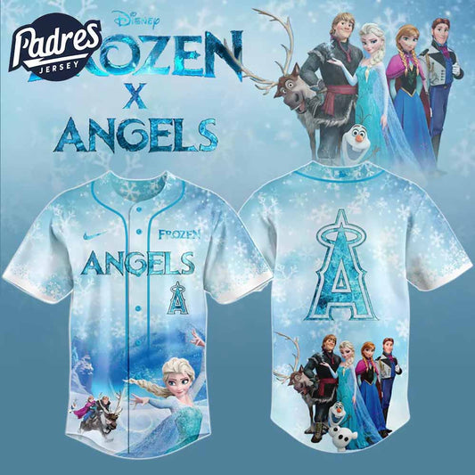 Los Angeles Angels x Frozen Baseball Jersey 2025 - Padres Jersey Oasis: Elevate Your Baseball Style Game T-Shirts,...