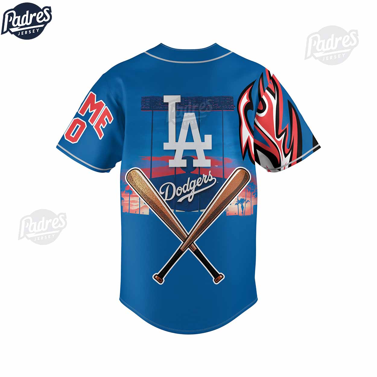Los Angeles Dodgers Baseball Custom Baseball Jersey Style - Padres Jersey Oasis: Elevate Your Baseball Style... (Image 2)