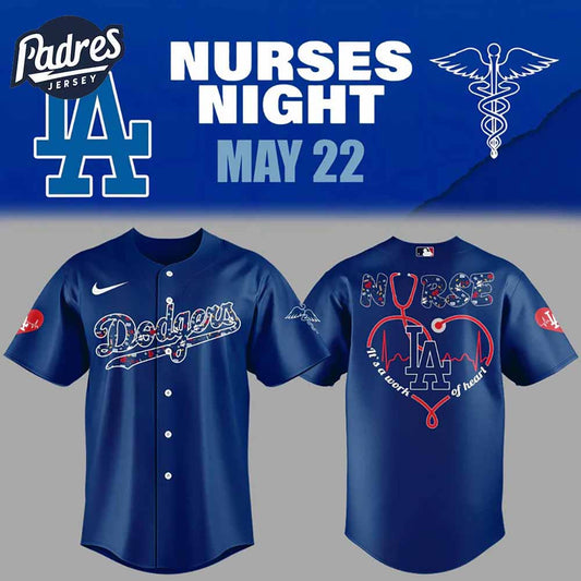 Los Angeles Dodgers Baseball Jersey Outfit For Nurses Night 2025 - Padres Jersey Oasis: Elevate Your Baseball Style Game...