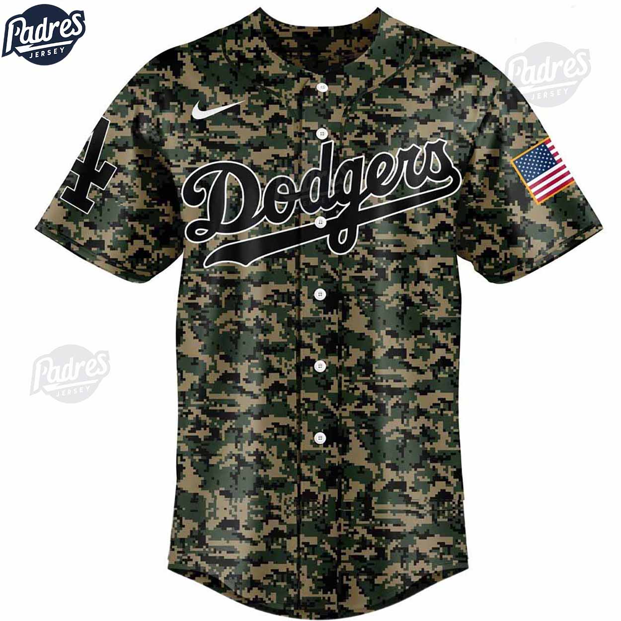Los Angeles Dodgers Baseball Jersey Outfit Veteran Day 2024 - Padres Jersey Oasis: Elevate Your Baseball Style... (Image 2)