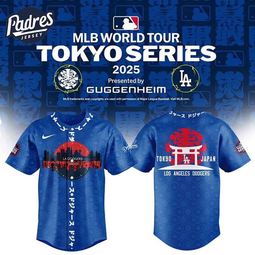 Los Angeles Dodgers Baseball Jersey x Tokyo Series 2025 - Padres Jersey Oasis: Elevate Your Baseball Style Game T-Shirts,...