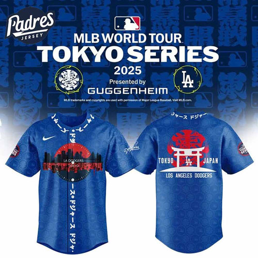 Los Angeles Dodgers Baseball Jersey x Tokyo Series 2025 - Padres Jersey Oasis: Elevate Your Baseball Style Game T-Shirts,...