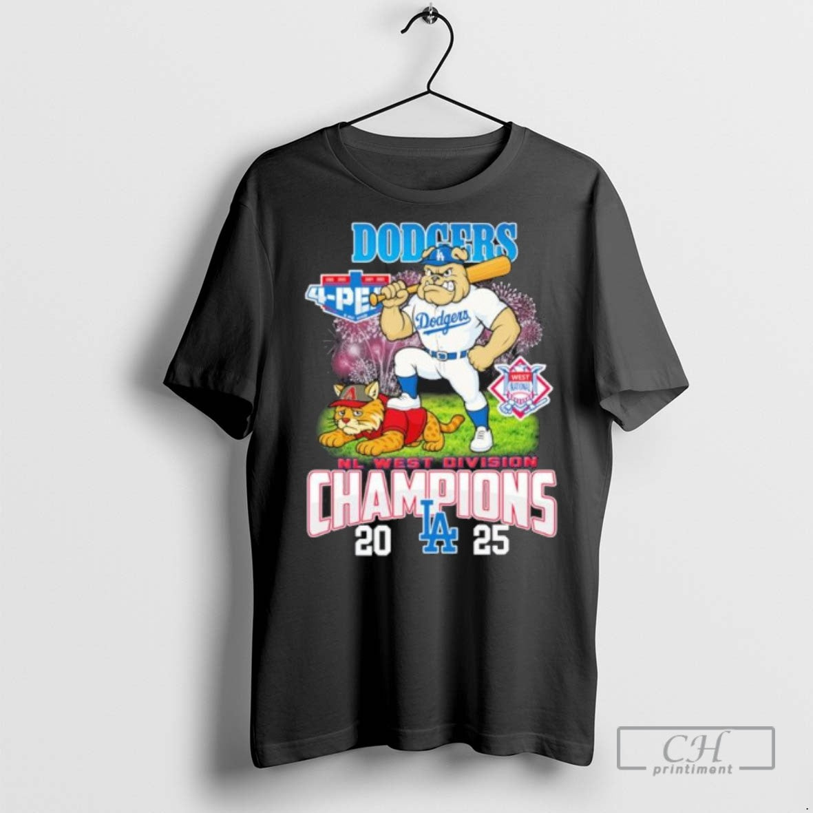 Los Angeles Dodgers Defeat Arizona 2025 Nl West Division Champions T Shirts