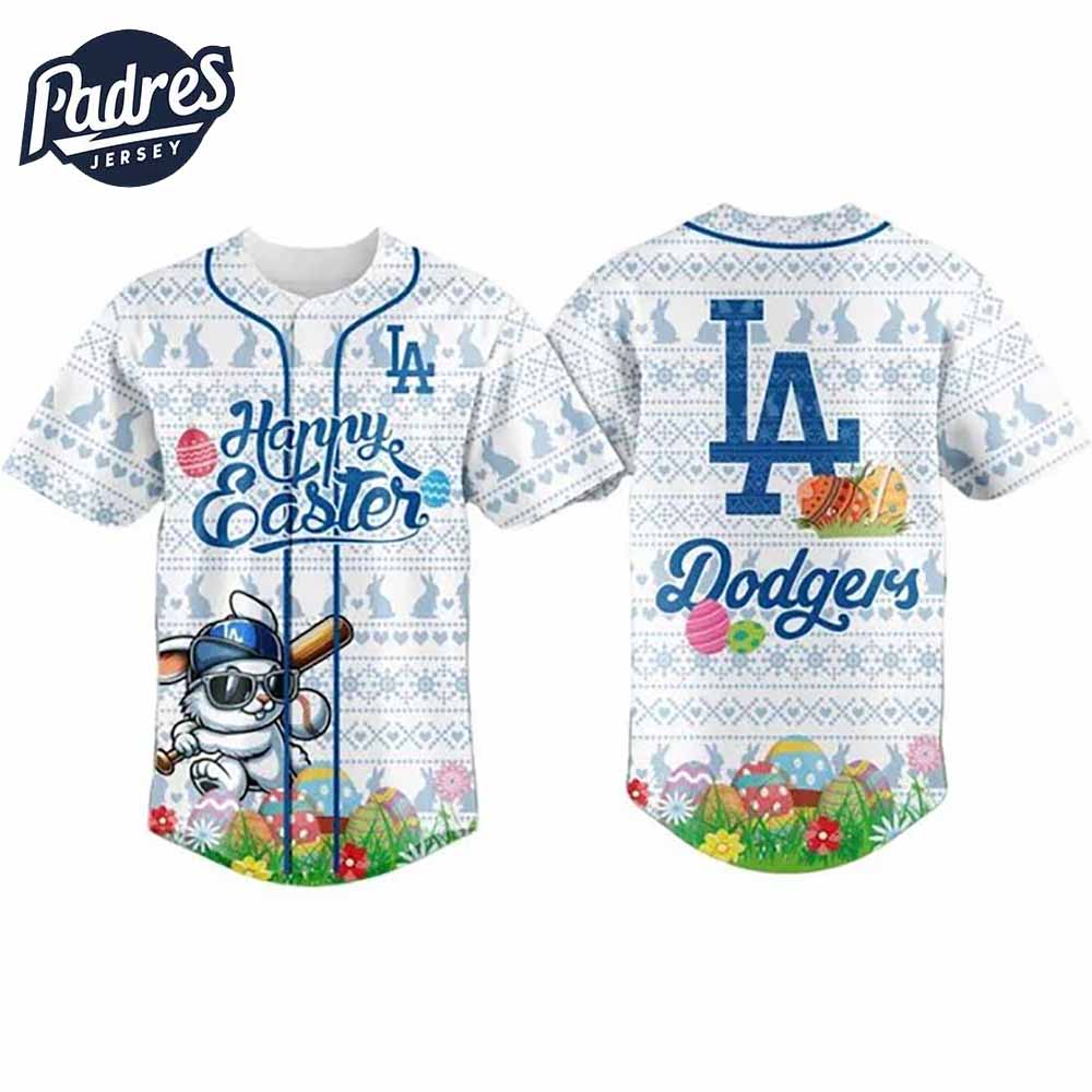 Los Angeles Dodgers Happy Easter Baseball Jersey 2025 - Padres Jersey Oasis: Elevate Your Baseball Style Game T-Shirts,...