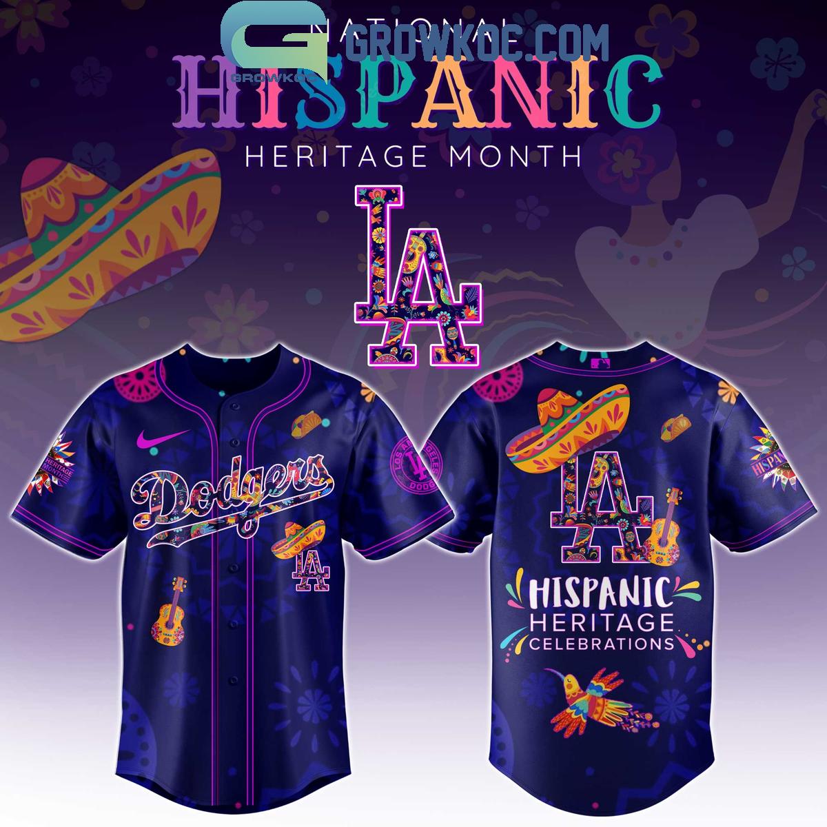 Los Angeles Dodgers Hispanic Heritage Celebrations 2025 Baseball Jersey