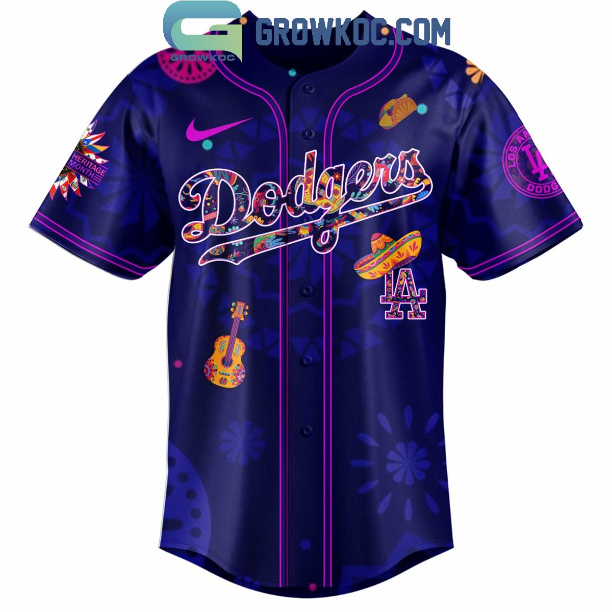 Los Angeles Dodgers Hispanic Heritage Celebrations 2025 Baseball Jersey