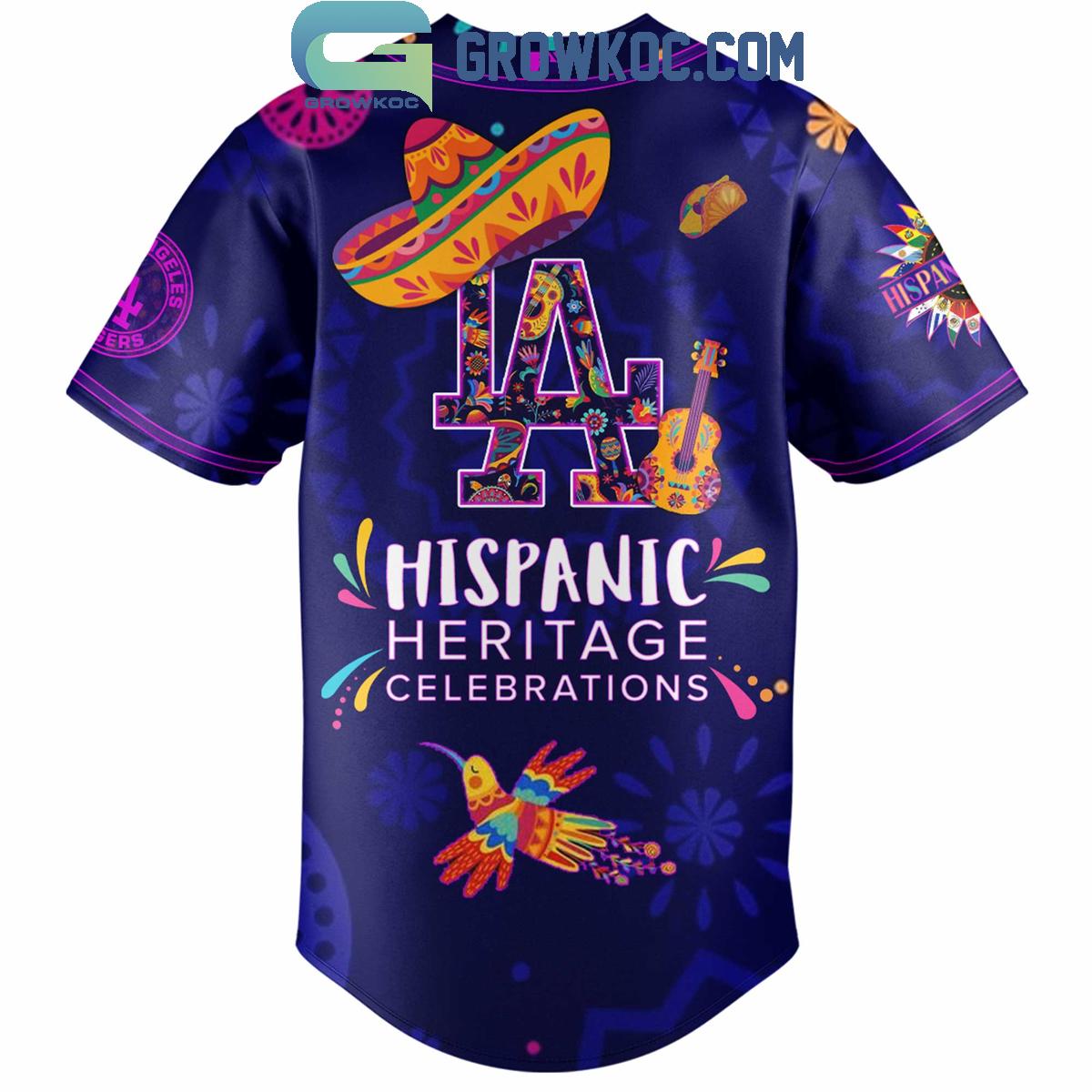 Los Angeles Dodgers Hispanic Heritage Celebrations 2025 Baseball Jersey