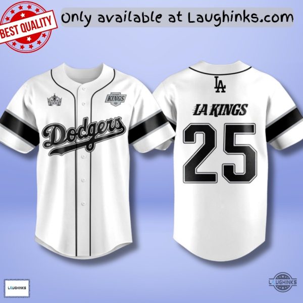 Los Angeles Dodgers La Kings 2025 Baseball Jersey Shirt