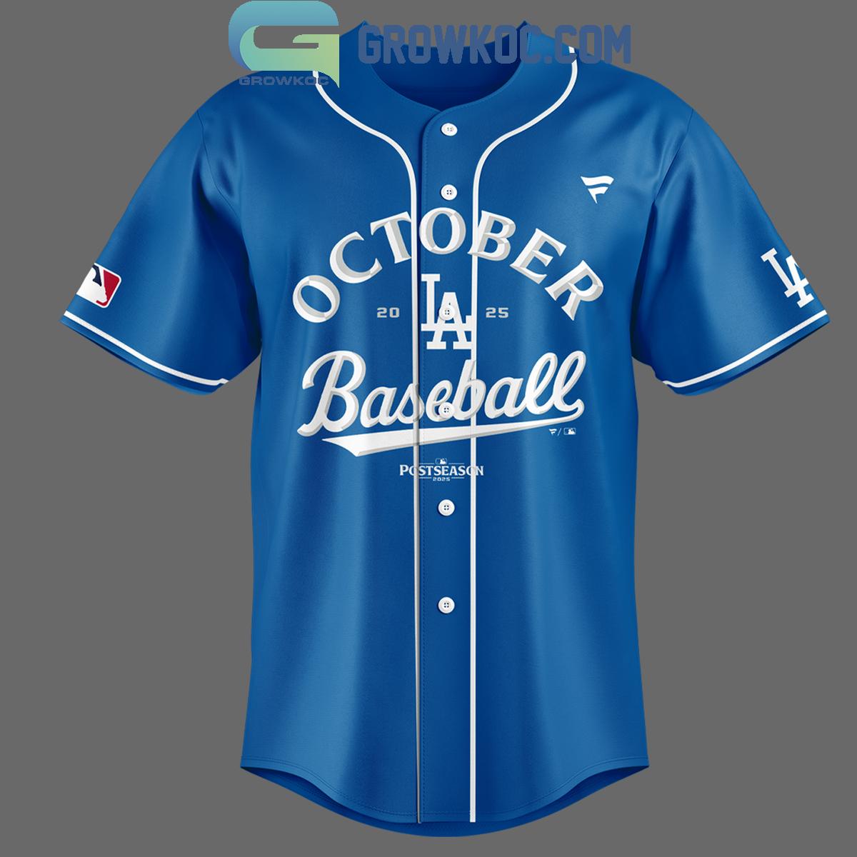 Los Angeles Dodgers October Clinched 2025 Baseball Jersey