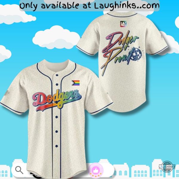 Los Angeles Dodgers Pride Night Baseball Jerseyshirt 2025 New