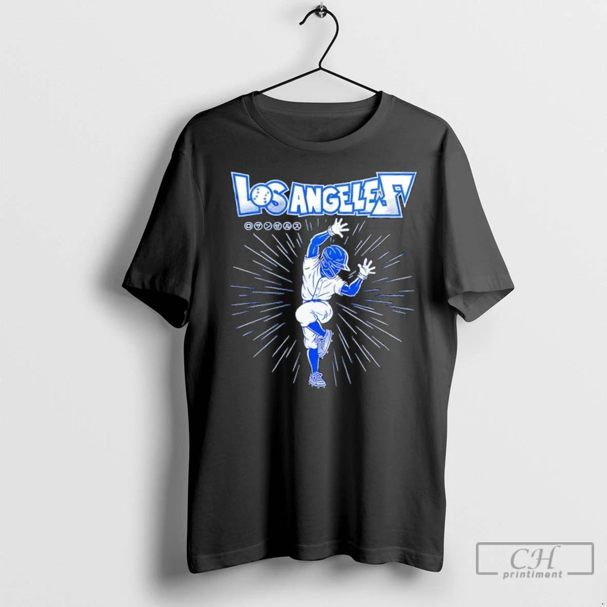 Los Angeles Dodgers Shohei Ohtani Hip Lock 2 Sided T Shirts