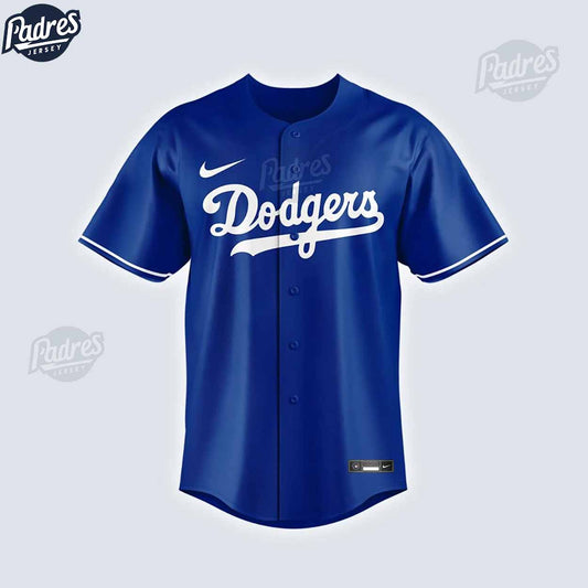 Los Angeles Dodgers Team Baseball Jersey - Padres Jersey Oasis: Elevate Your Baseball Style Game T-Shirts,... (Image 1)