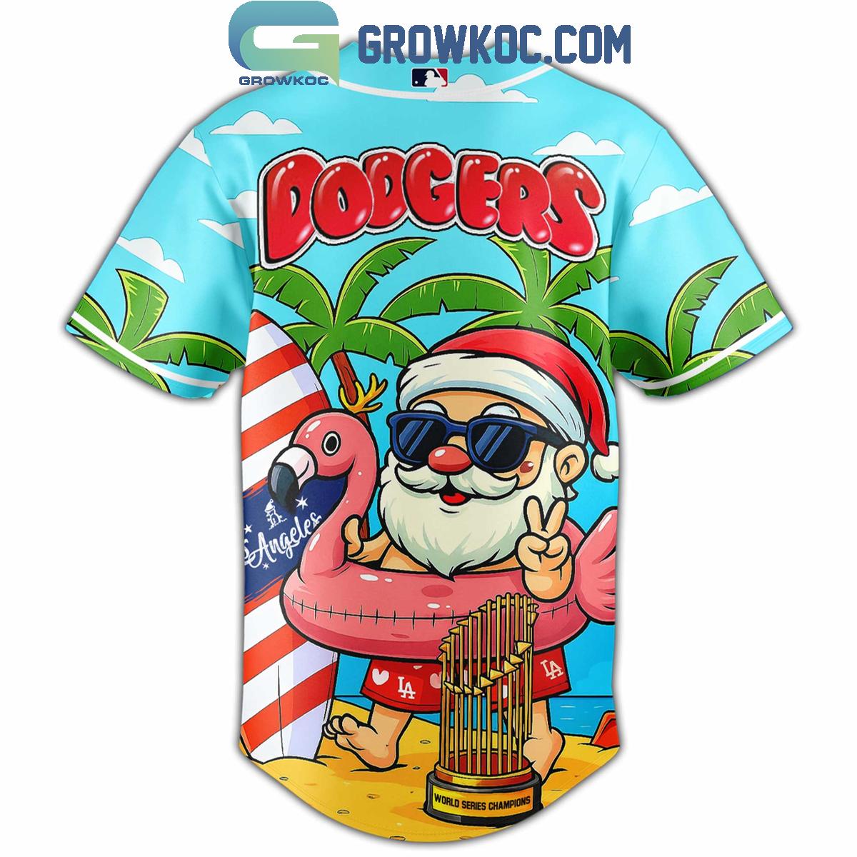 Los Angeles Dodgers x Christmas in July 2025 Baseball Jersey