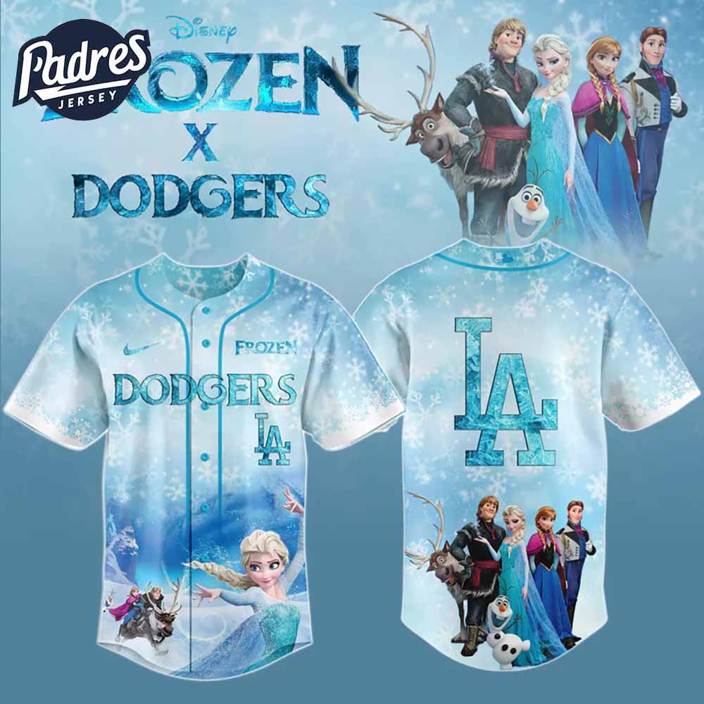 Los Angeles Dodgers x Frozen Baseball Jersey 2025 - Padres Jersey Oasis: Elevate Your Baseball Style Game T-Shirts,...