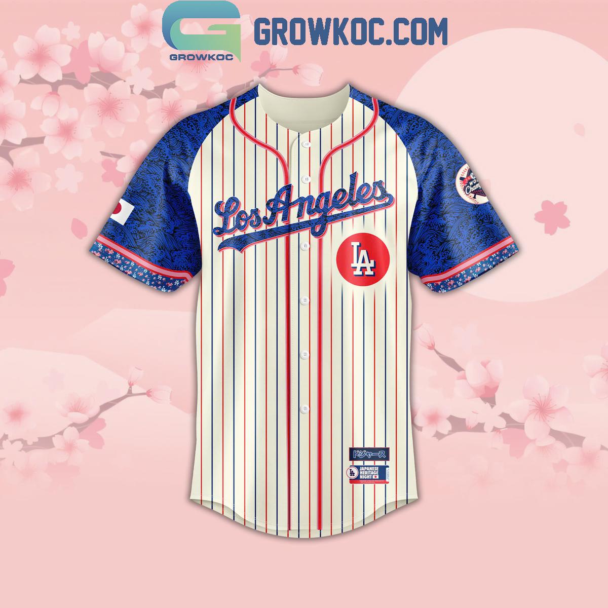 Los Angeles Dodgers x Japanese Heritage Night Baseball Jersey