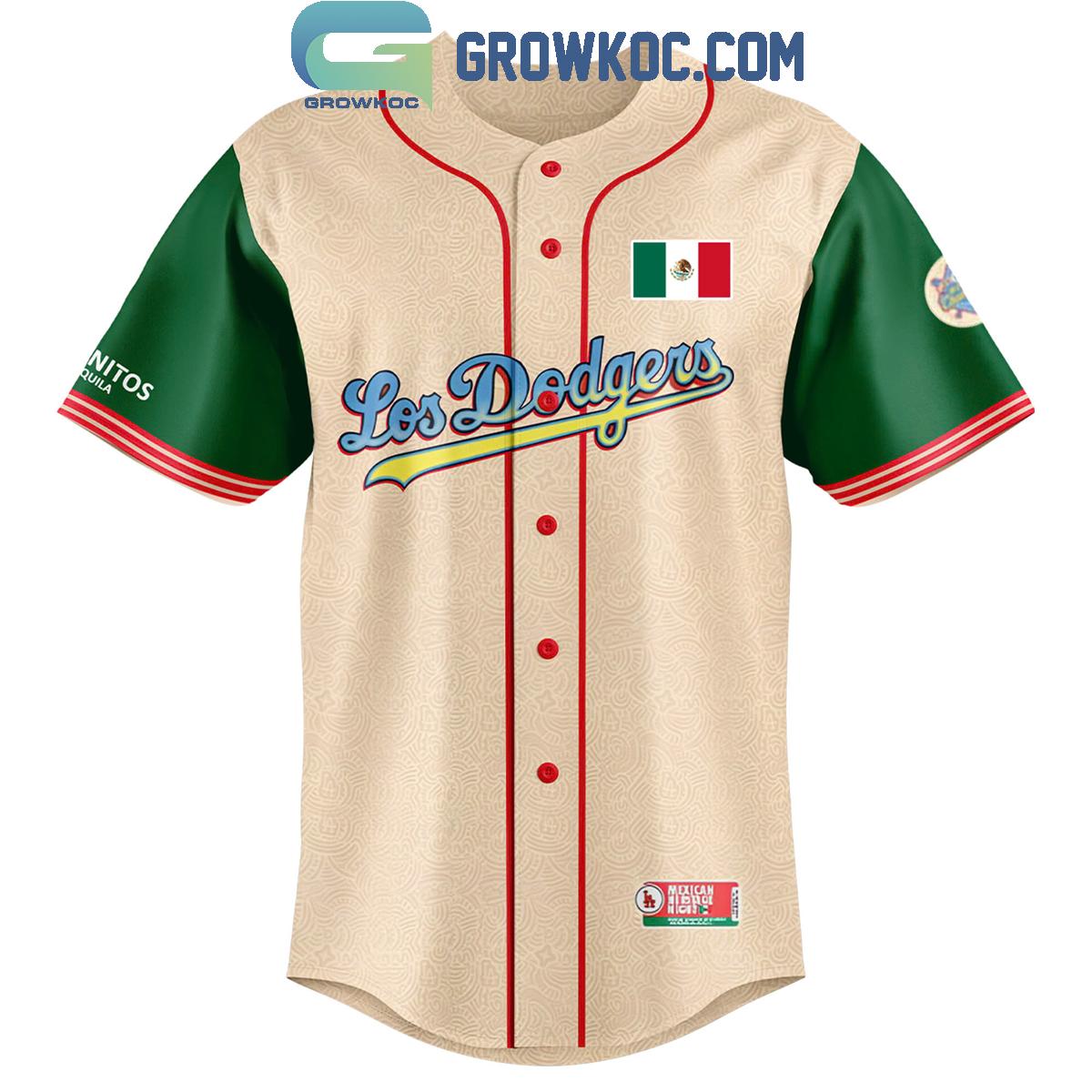 Los Angeles Dodgers x Mexican Heritage Night Baseball Jersey