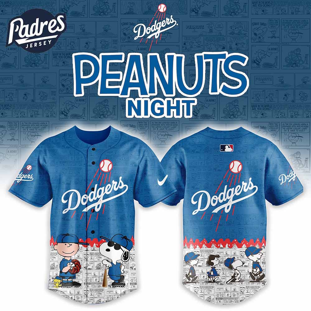 Los Angeles Dodgers x Peanuts 75th Anniversary Baseball Jersey - Padres Jersey Oasis: Elevate Your Baseball Style Game...