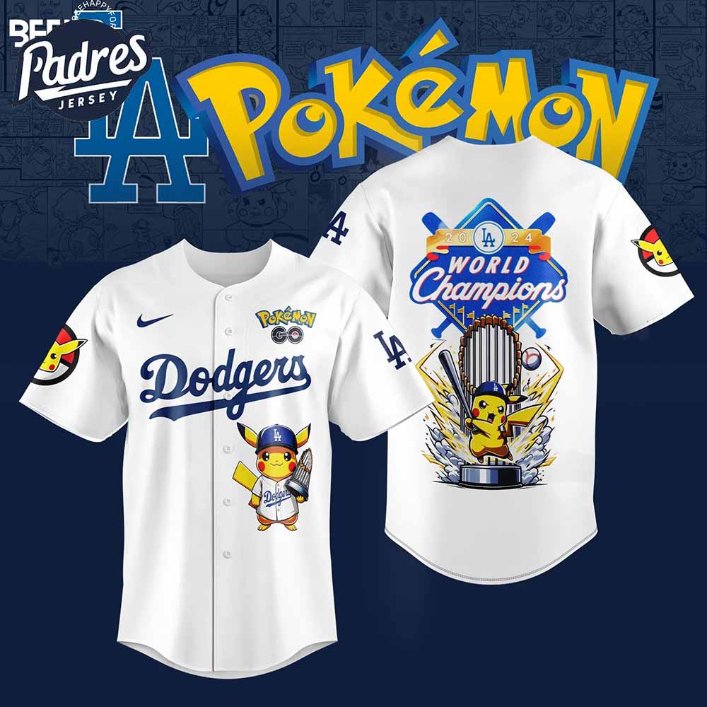 Los Angeles Dodgers x Polemon GO Special Edition 2025 Jersey - Padres Jersey Oasis: Elevate Your Baseball Style Game...