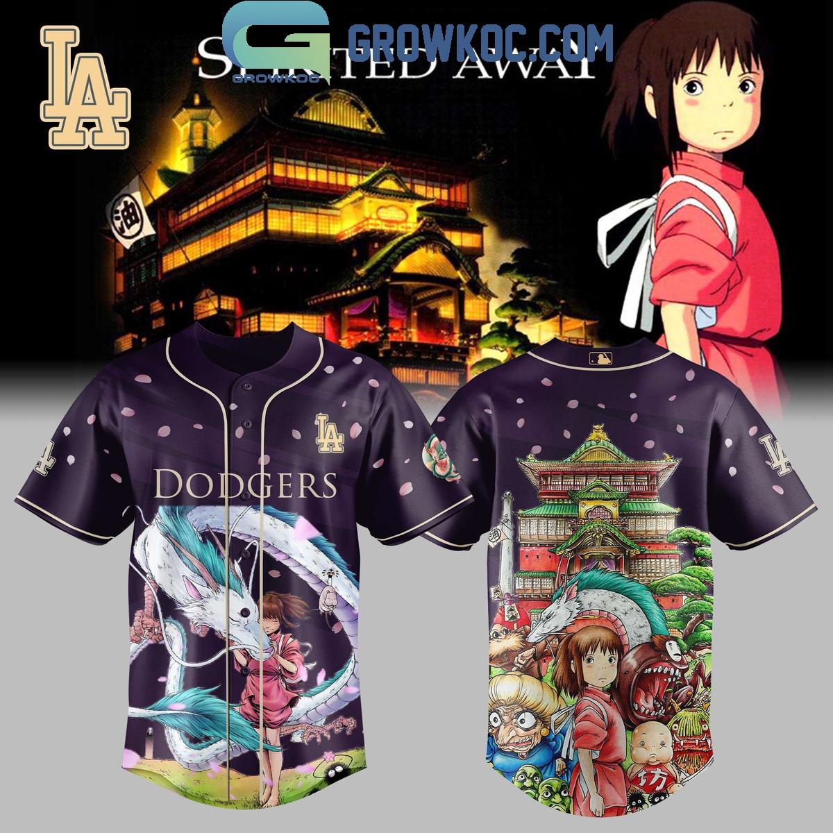 Los Angeles Dodgers x Spirited Away Studio Ghibli 2025 Baseball Jersey