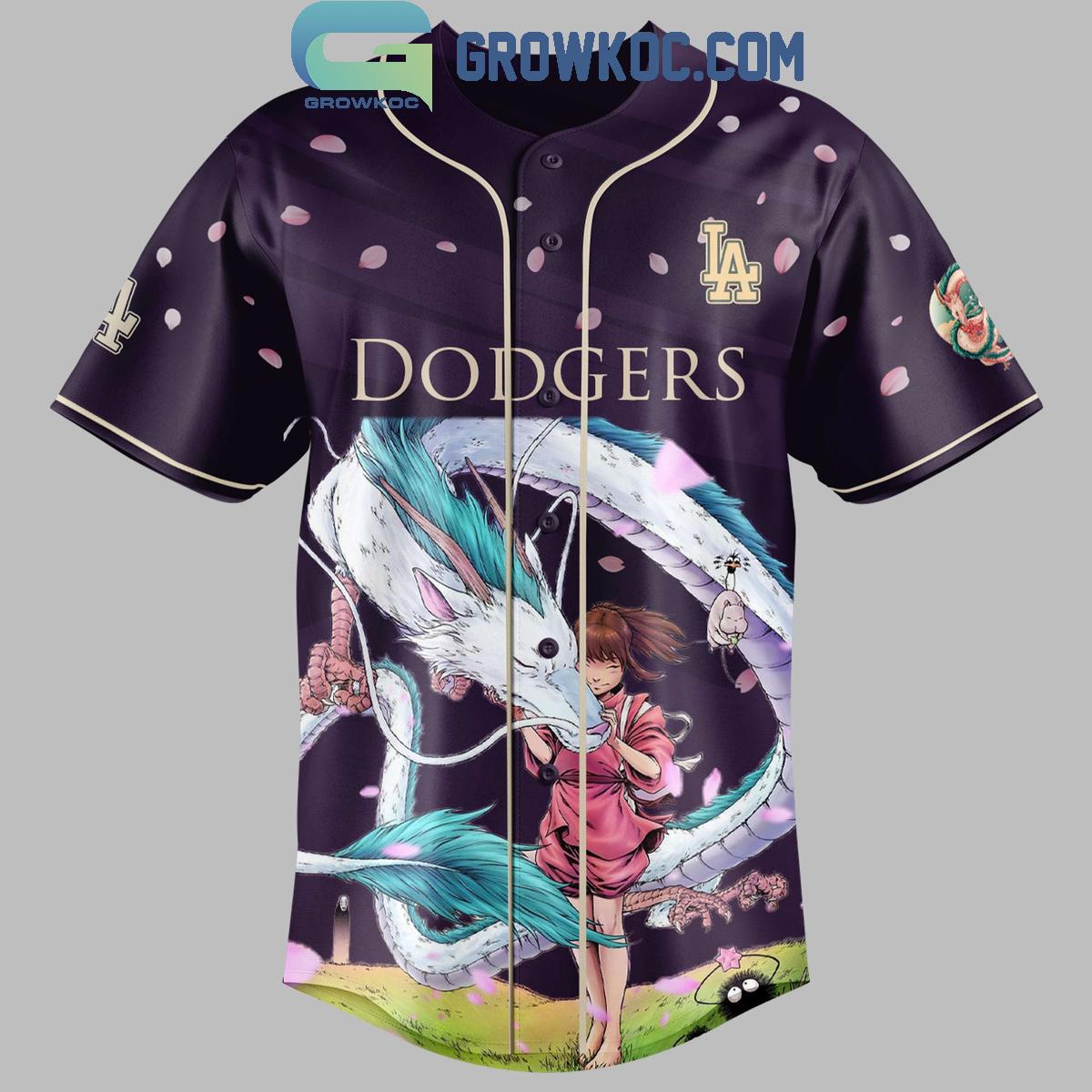 Los Angeles Dodgers x Spirited Away Studio Ghibli 2025 Baseball Jersey