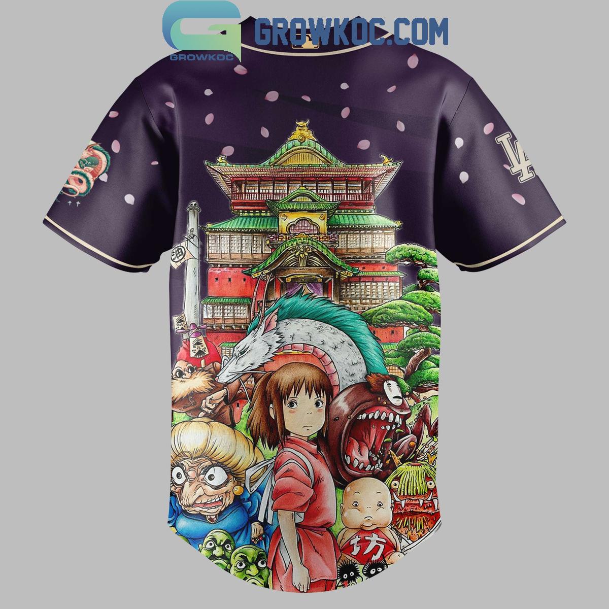 Los Angeles Dodgers x Spirited Away Studio Ghibli 2025 Baseball Jersey