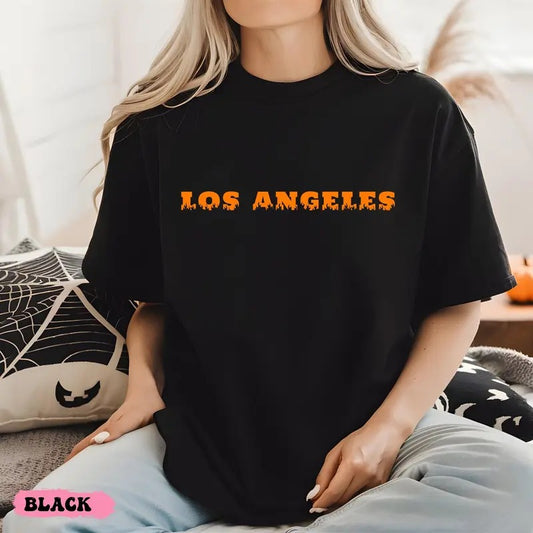 Los Angeles Fire Shirt Forest Fire Awareness T-shirt Support La Firefighters Los Angeles Support Group Shirt Forest...
