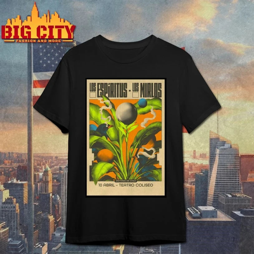Los Espíritus And Los Mirlos Apr 10 2026 Teatro Coliseo In Santiago Chile Poster shirt