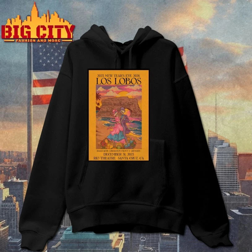 Los Lobos Rio Theatre Santa Cruz CA Dec 31 2025 Poster shirt