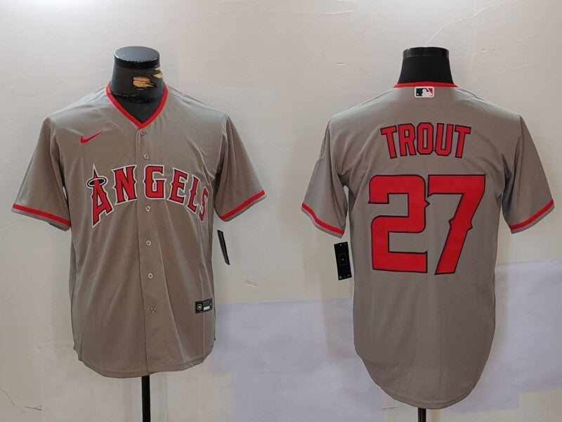 Los Angeles Angels #27 Mike Trout Fan Edition Style 1