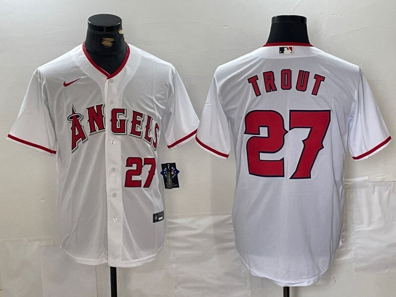 Los Angeles Angels #27 Mike Trout Fan Edition Style 5