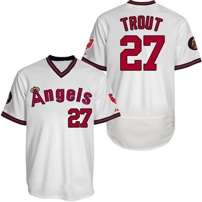 Los Angeles Angels #27 Mike Trout Style 6