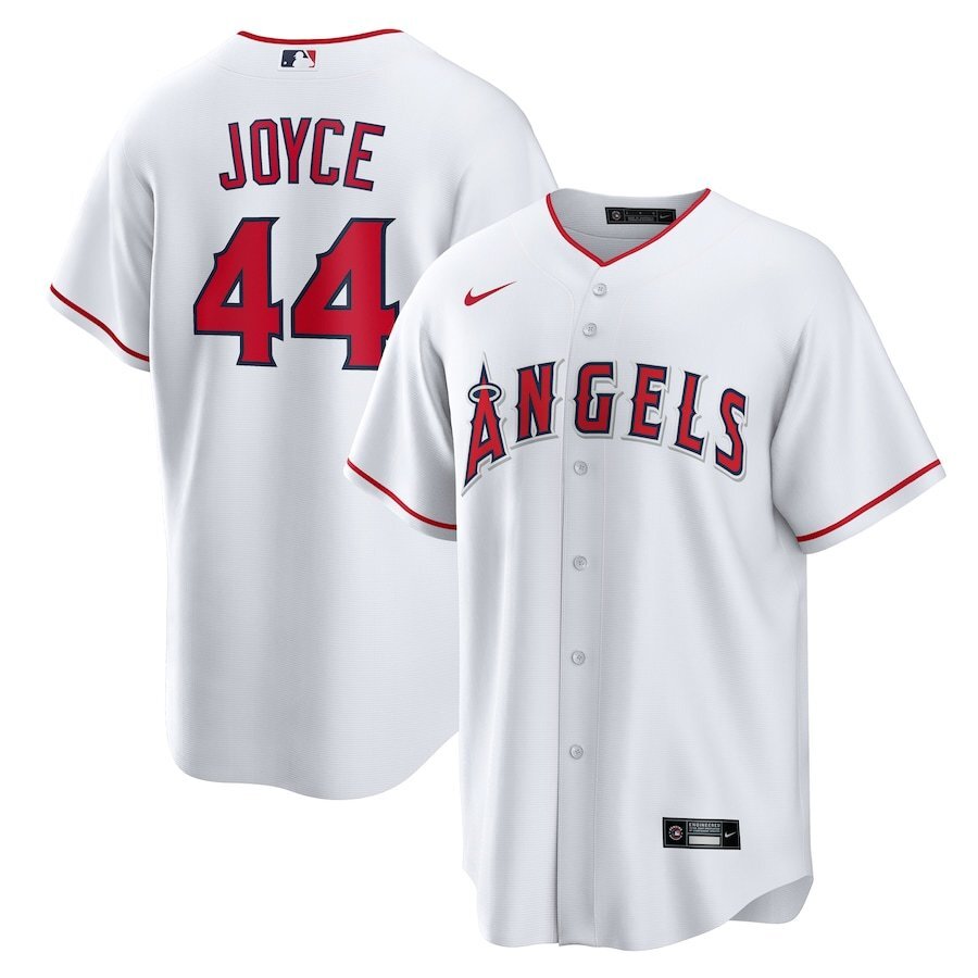 Los Angeles Angels #44 Ben Joyce Home Replica Jersey - White Style 1