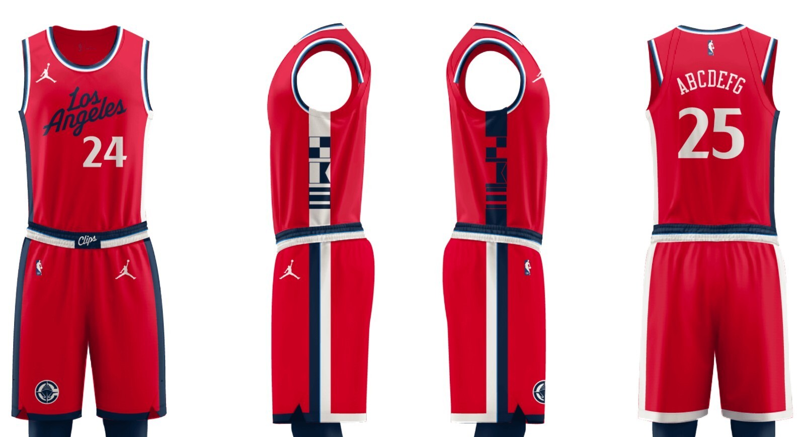 Los Angeles Clippers 2024-25 Statement Style 1