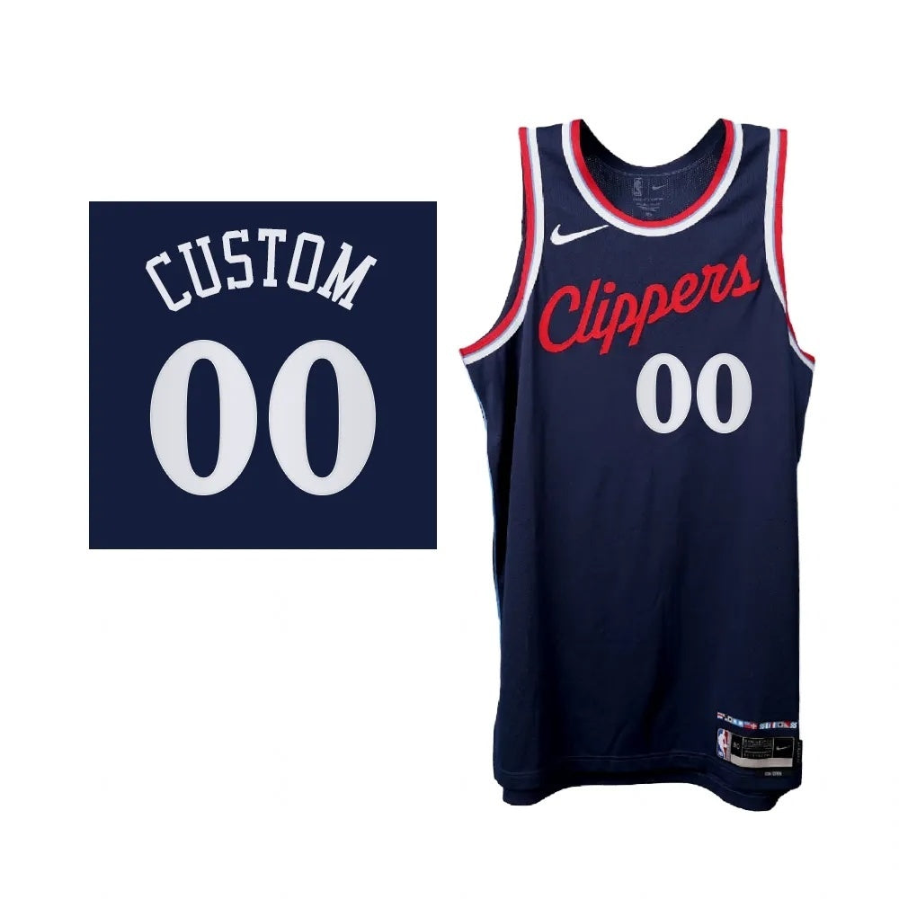 Los Angeles Clippers Custom 2024-25 Icon Edition Navy