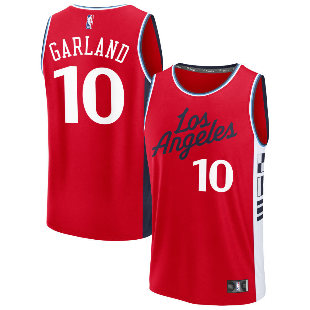 Los Angeles Clippers #10 Darius Garland Style 3