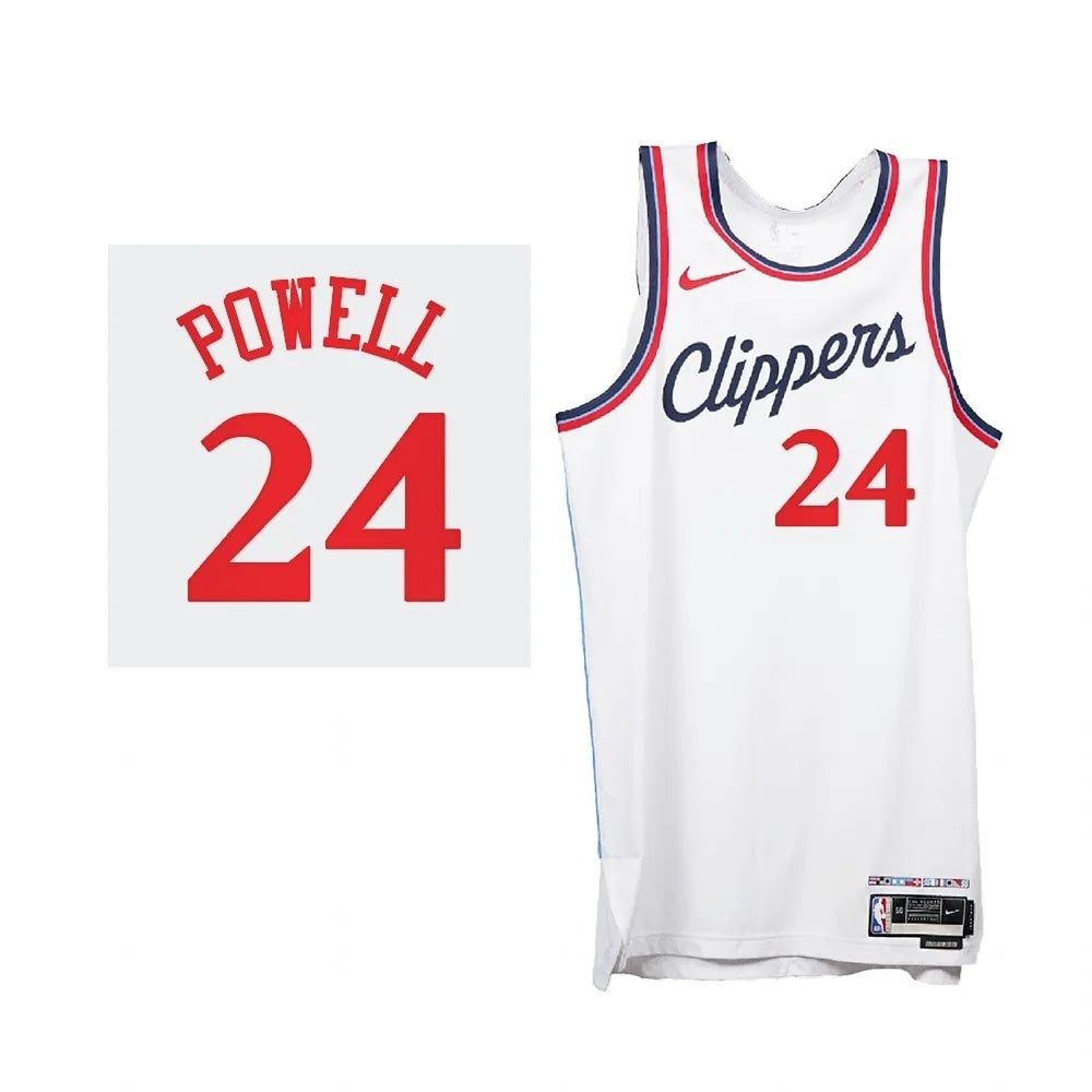 Los Angeles Clippers #24 Norman Powell 2024-25 Association Edition White