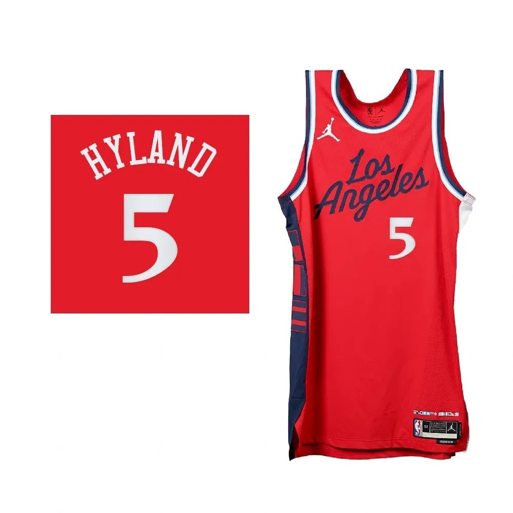 Los Angeles Clippers #5 Bones Hyland 2024-25 Statement Edition Swingman Red