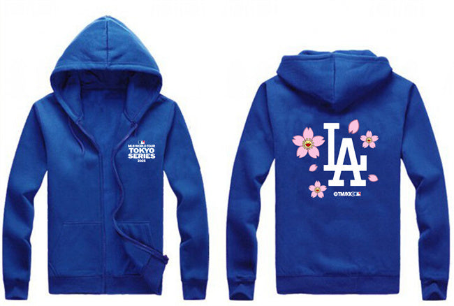 Los Angeles Dodgers Royal 2025 Tokyo Series Full-Zip Hoodie