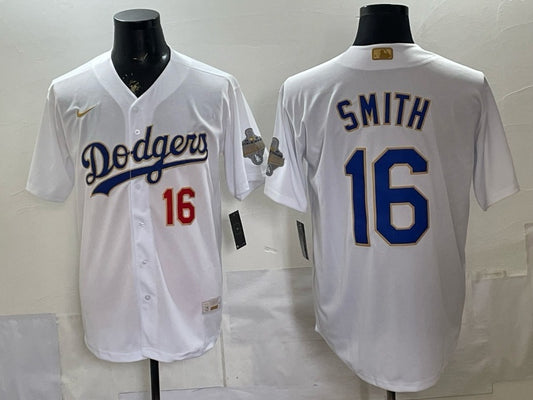 Los Angeles Dodgers #16 Will Smith Dodgers Platinum V2