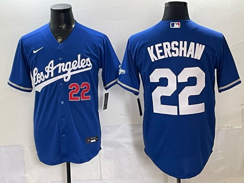 Los Angeles Dodgers #22 Clayton Kershaw Dodgers English Version Special Edition