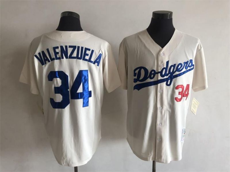 Los Angeles Dodgers #34 Fernando Valenzuela