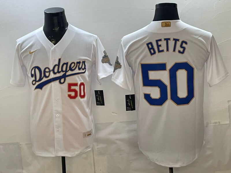 Los Angeles Dodgers #50 Mookie Betts Style 2