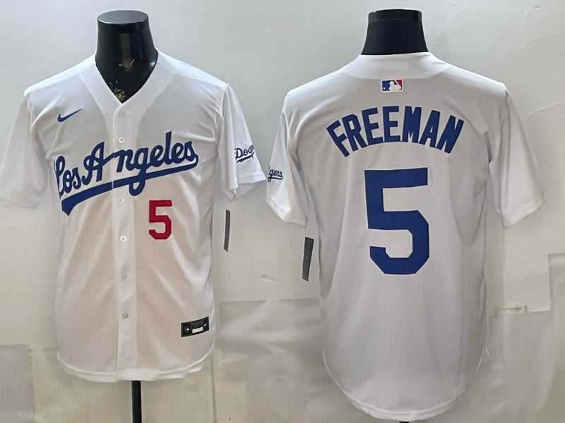 Los Angeles Dodgers #5 Freddie Freeman Dodgers English Version V2