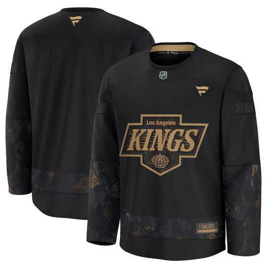Los Angeles Kings 2024 Military Appreciation Practice Jersey - Black