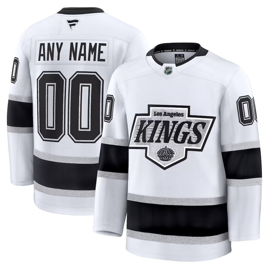 Los Angeles Kings Away Premium Custom Jersey - White