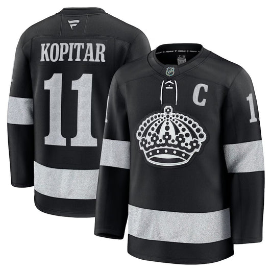 Los Angeles Kings #11 Anze Kopitar Alternate Premium Jersey - Black