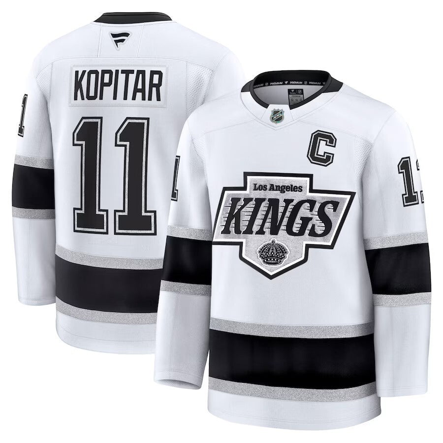 Los Angeles Kings #11 Anze Kopitar Away Premium Jersey - White